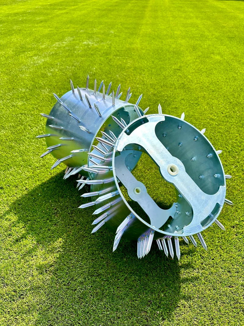 Master Lawn Spiker | Trommel mit Kreuzspoons