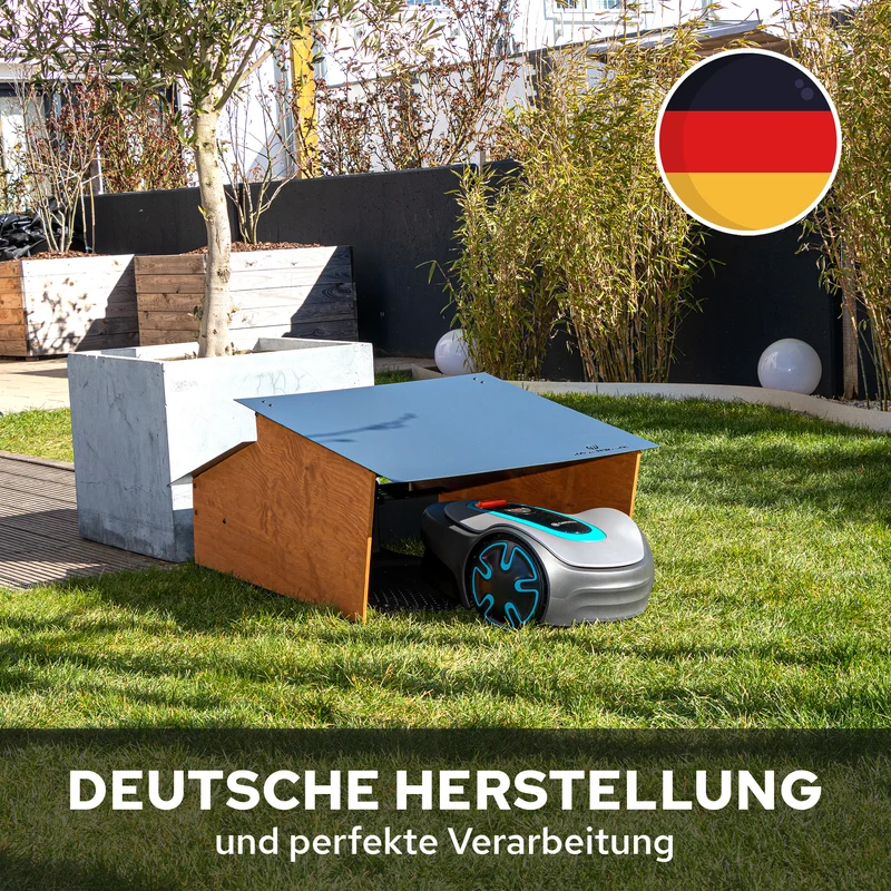 Mähroboter Garage - Edles Design