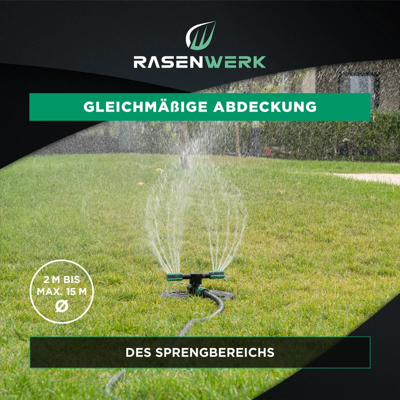 Kreisregner - 360 Grad Rasen Sprenger