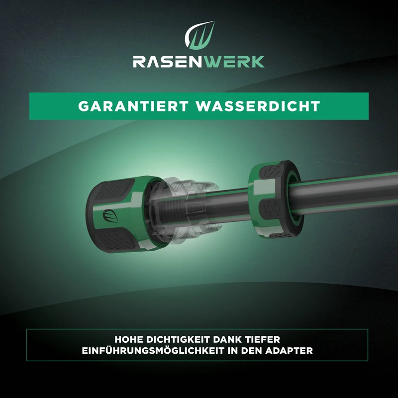 Gartenschlauch Steckverbinder für 1/2 Zoll