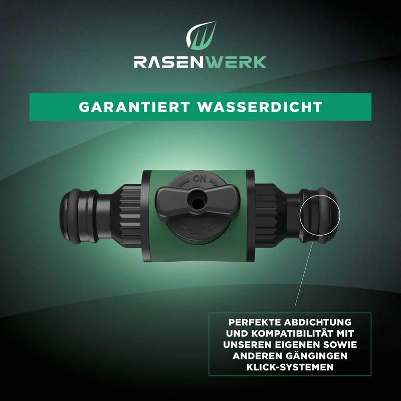 Schlauchkupplung mit Regulierventil