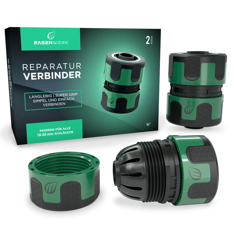 Reparaturverbinder für Gartenschläuche 3/4 Zoll