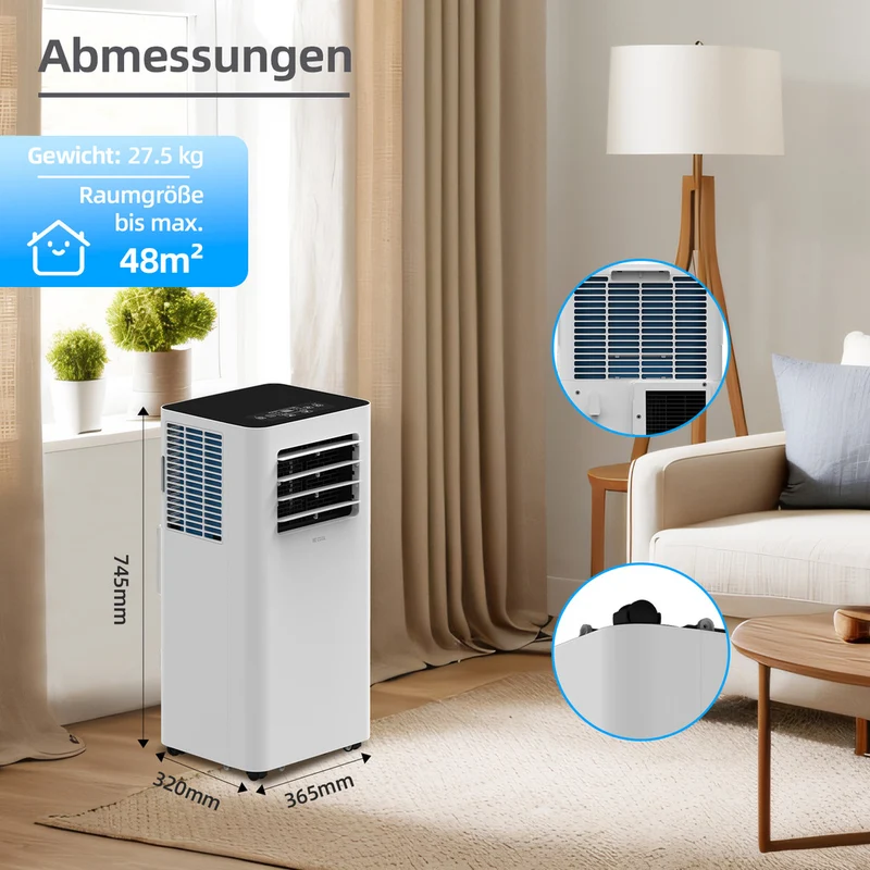 Klimagerät 14.000 BTU mit Wifi