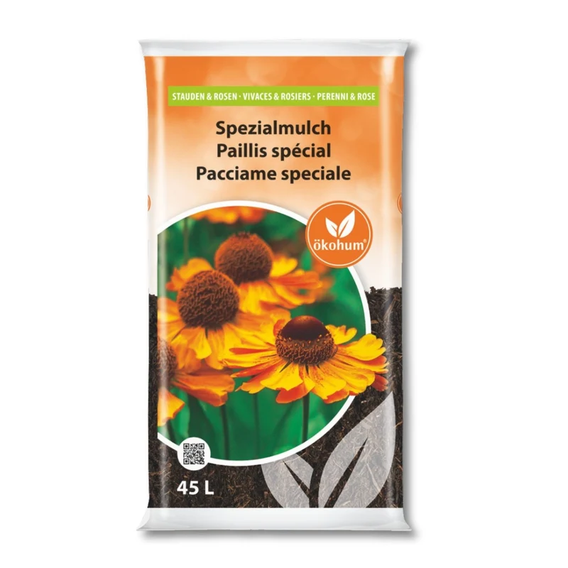 Spezialmulch für Stauden und Rosen (45l)