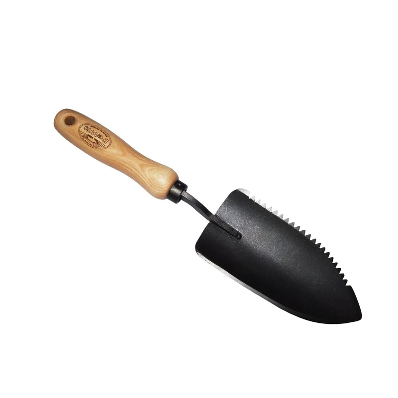 Pflanzkelle mit Wellenschliff (mit Holzgriff aus Esche)