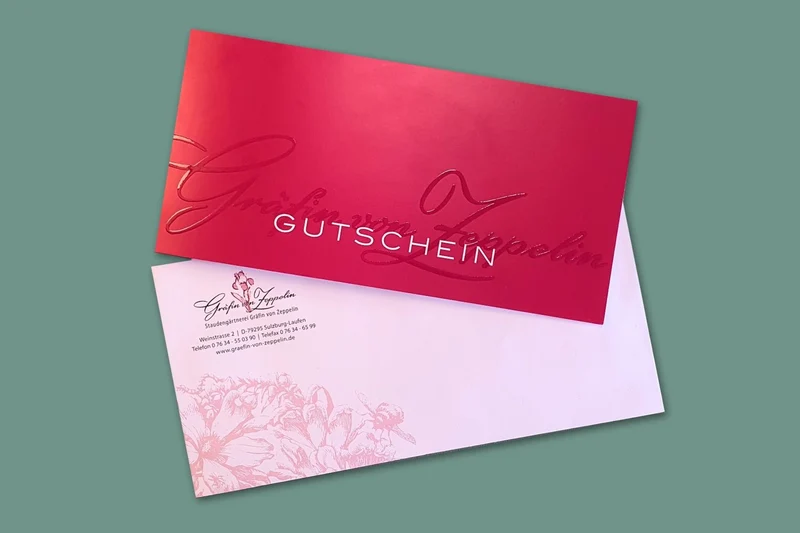 Gutschein per Post (Die klassische Geschenkkarte im Umschlag)
