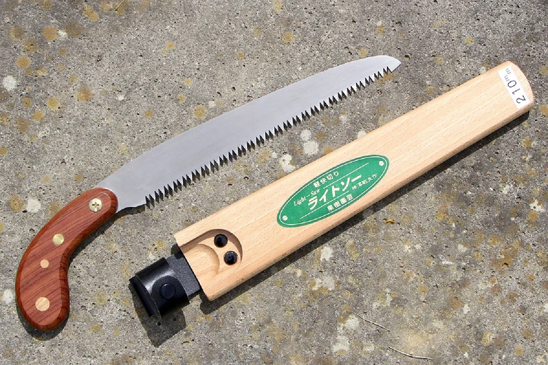 Japanische Astsäge 'Hishika' (mit Halfter aus Holz)