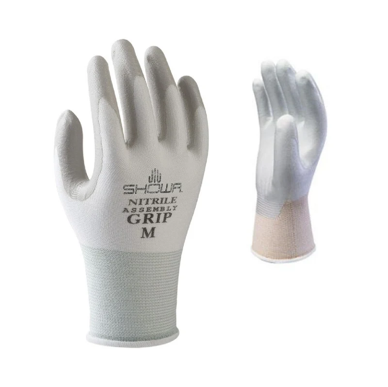 Handschuhe SHOWA 370 white (ergonomisch und nahtlos)