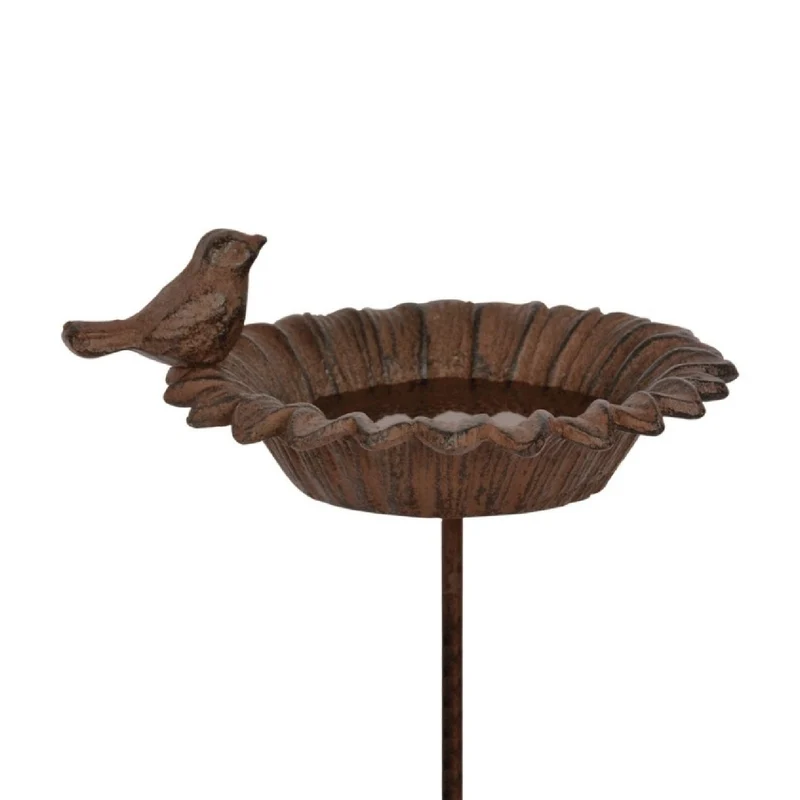 Vogeltränke auf Stab (aus Gusseisen)