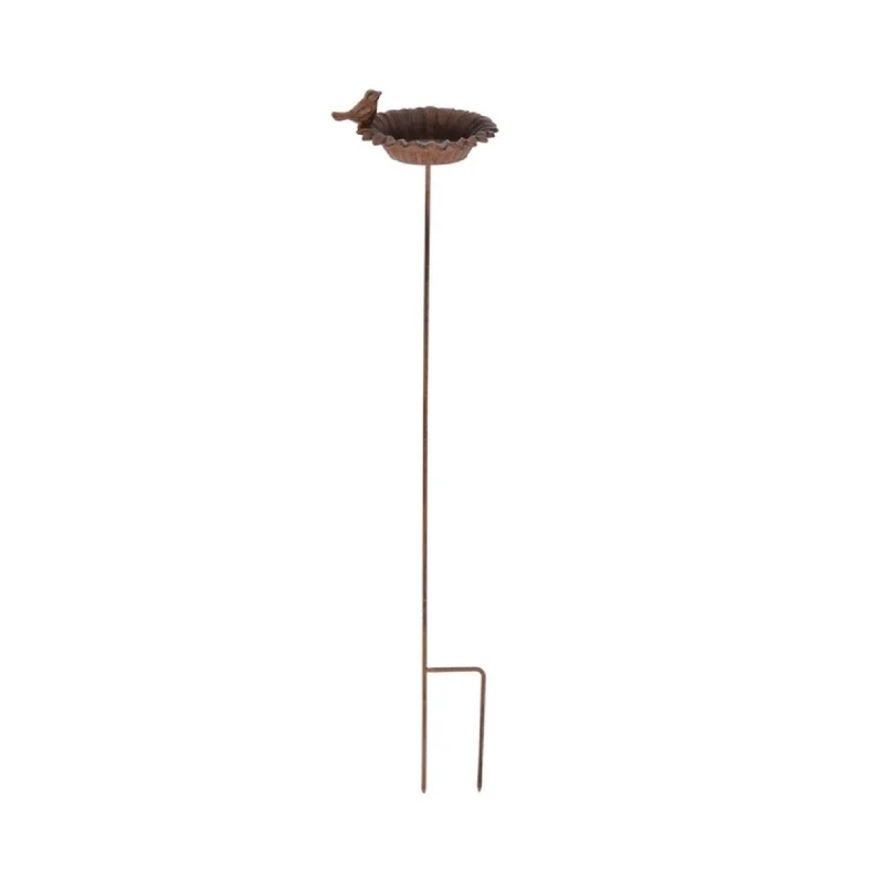 Vogeltränke auf Stab (aus Gusseisen)