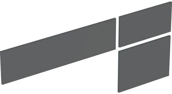 GEBERIT VariForm Set Schubl.-Front für US für WT, mit 3