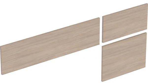 GEBERIT VariForm Set Schubl.-Front für US für WT, mit 3