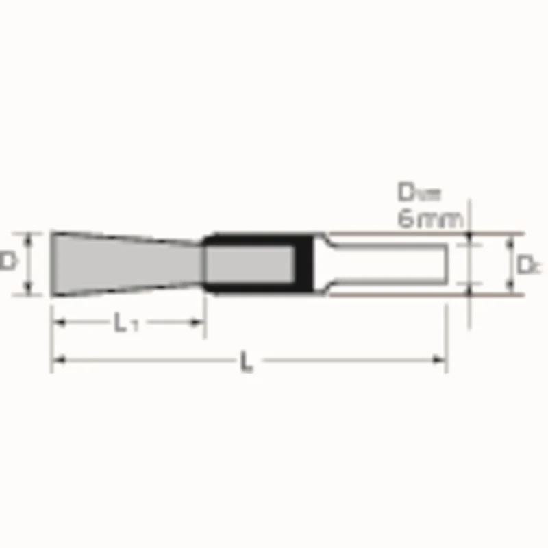 PFERD TOOLS Pinselbürste PBGS INOX D.10mm Drahtstärke