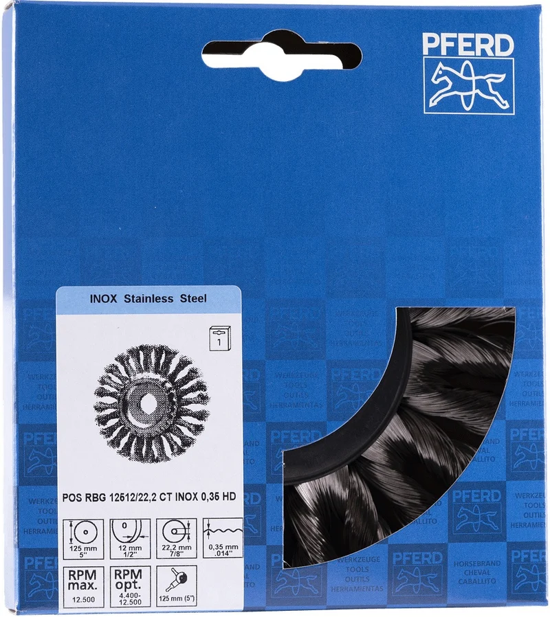 PFERD TOOLS Rundbürste POS COMBITWIST D.125mm