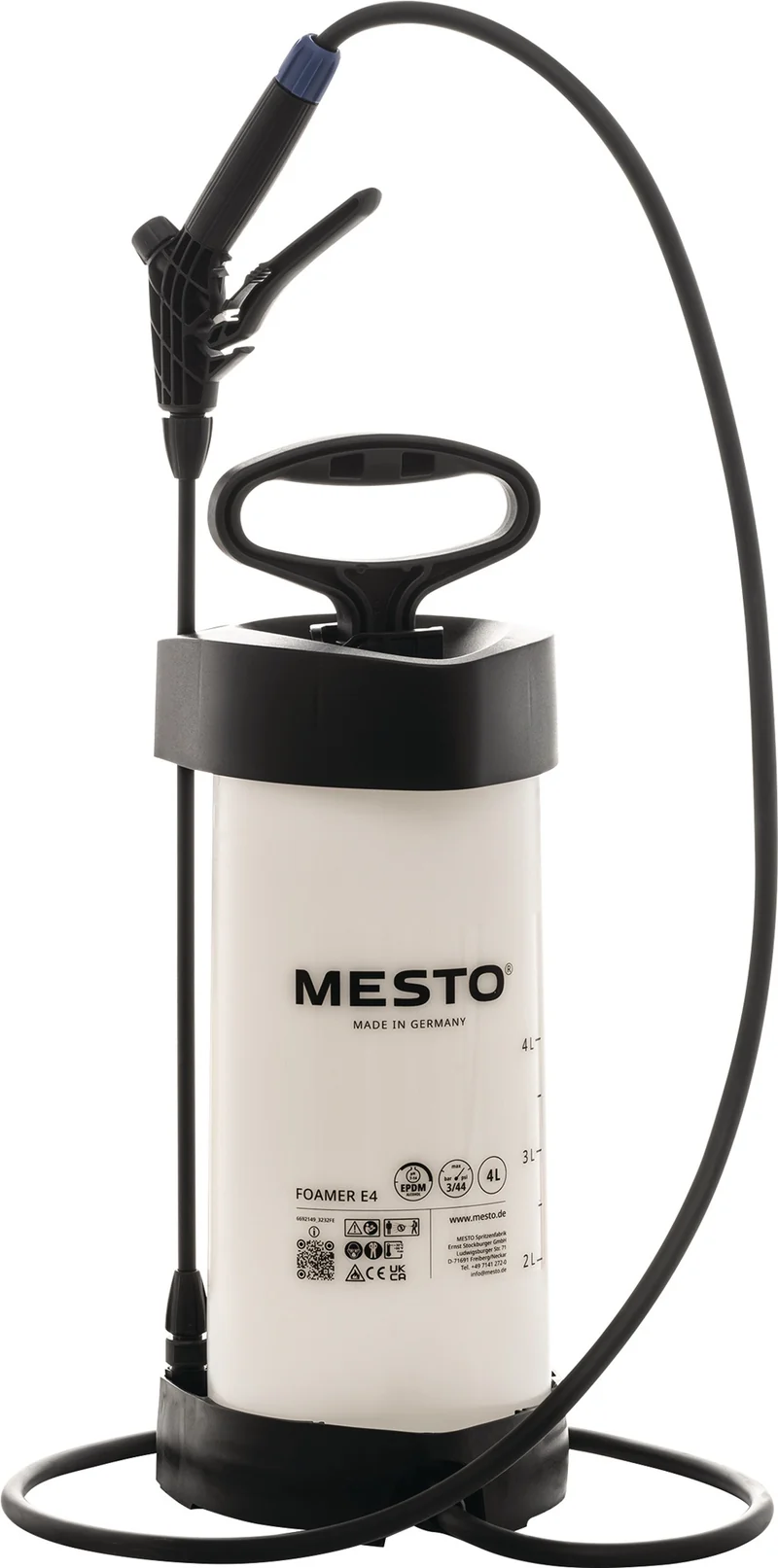 Drucksprühgerät FOAMER Füllinhalt 4l 3bar G.1,7kg MESTO
