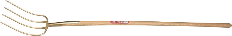 FREUND VICTORIA Dunggabel Erntekönig Zinken-L.310mm 4 Zinken geschmiedet,m.Stiel