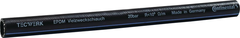 TECWERK EPDM Industrie- und Vielzweckschlauch 40 m, ID Made in Germany