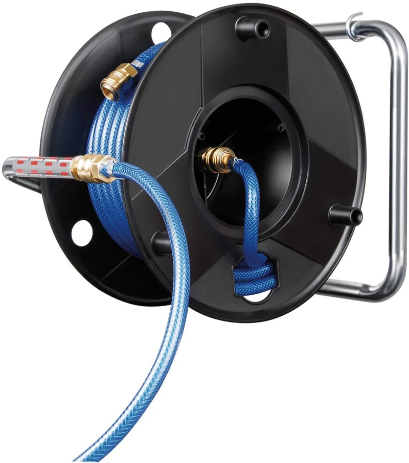 BRENNENSTUHL Druckluftschlauchtrommel Anti Twist f.Druckluft L.20m Ausgang Zoll AG
