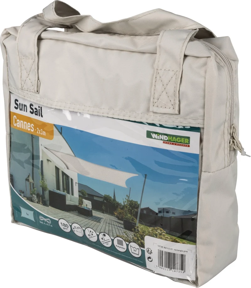 Sonnensegel CANNES RE Polyestergewebe WINDHAGER