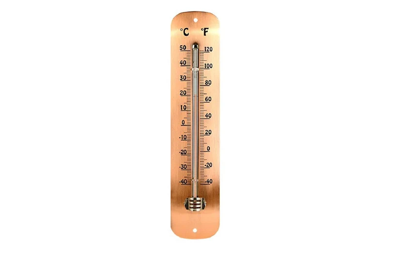 Thermometer verkupfert (Praktisch und schön)