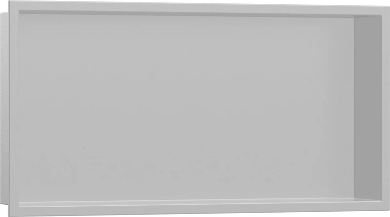 HANSGROHE Wandnische XtraStoris Original mit Rahmen, Betongrau