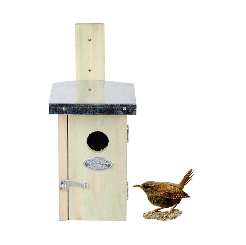 Nistkasten für Zaunkönig (Vogelhaus aus Kiefernholz)