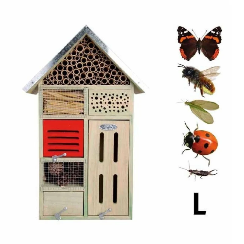 Insektenhotel (groß) (aus Kiefernholz)