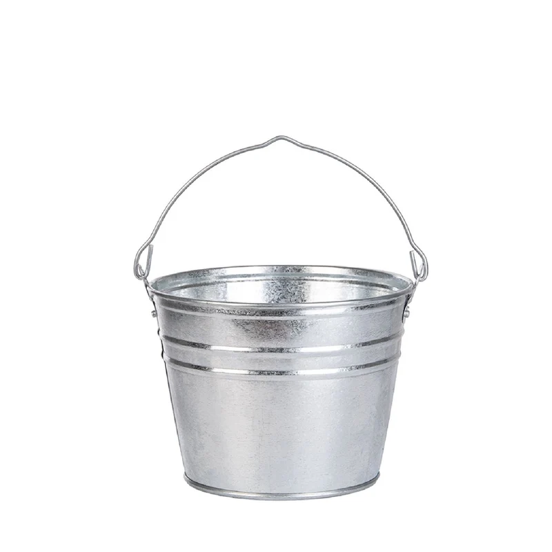 Eimer aus Zink (klein) (Ideal als Deko)