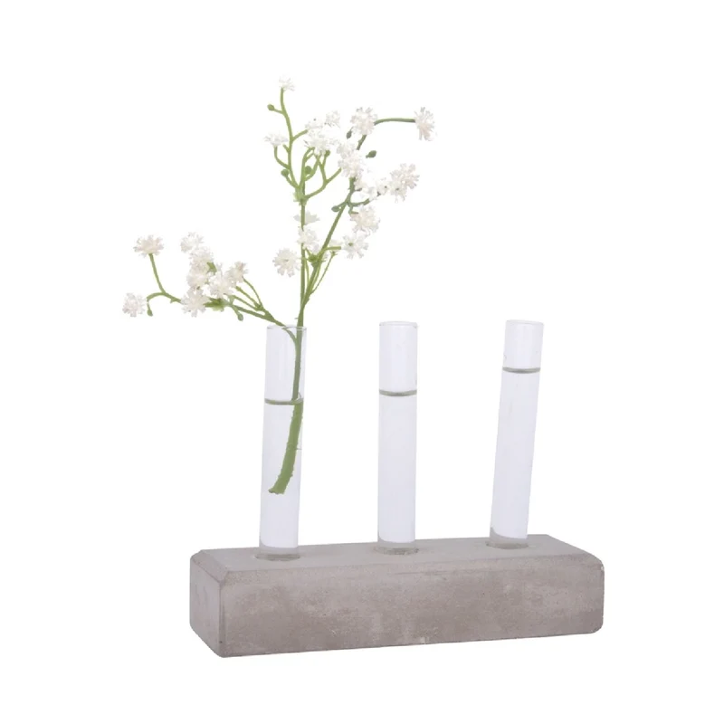Ablegerset Beton (klein) (Anzuchtset oder als Deko Vase)