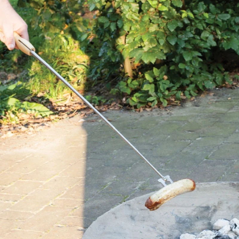 BBQ Teleskopspieß (mit Lederhängeschlaufe)