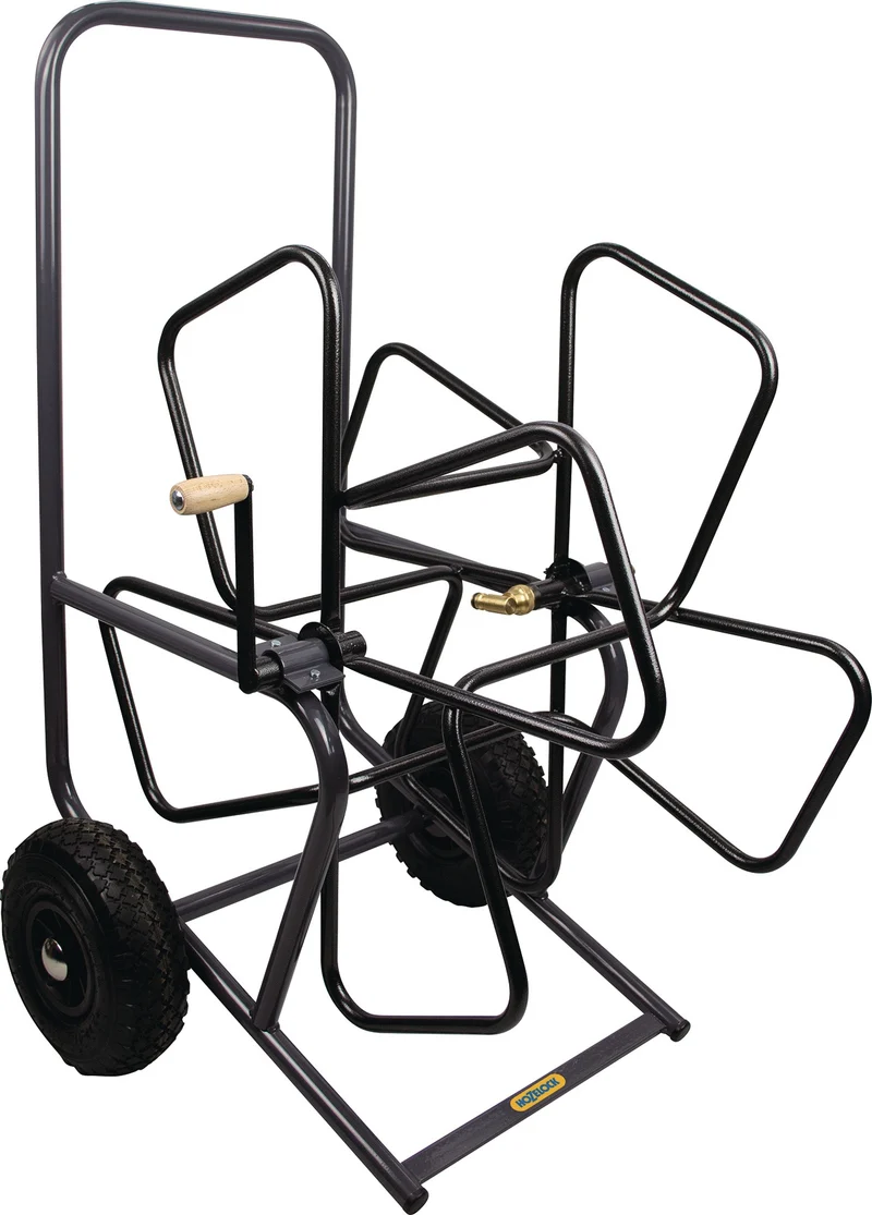 HOZELOCK Schlauchwagen Professional max. 200 m Stahl – Robuste Schlauchaufnahme für Ø 12,5–19 mm