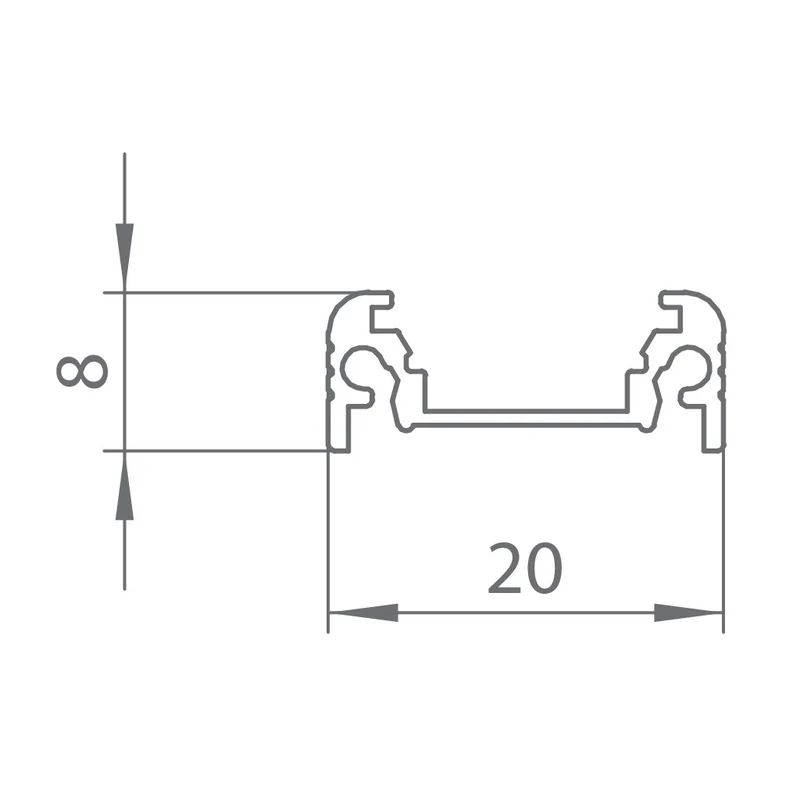 Duo Anbauleuchte Top
