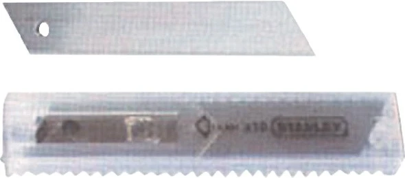 STANLEY Abbrechklinge 0-11-325 | 110 x 25 x 0,7 mm | 7 Sollbruchstellen | 10 Stück im Sicherheitsspender