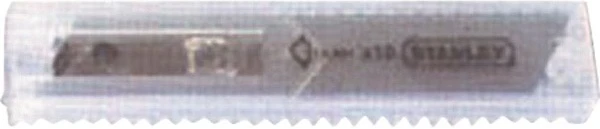 STANLEY Abbrechklinge 0-11-325 | 110 x 25 x 0,7 mm | 7 Sollbruchstellen | 10 Stück im Sicherheitsspender