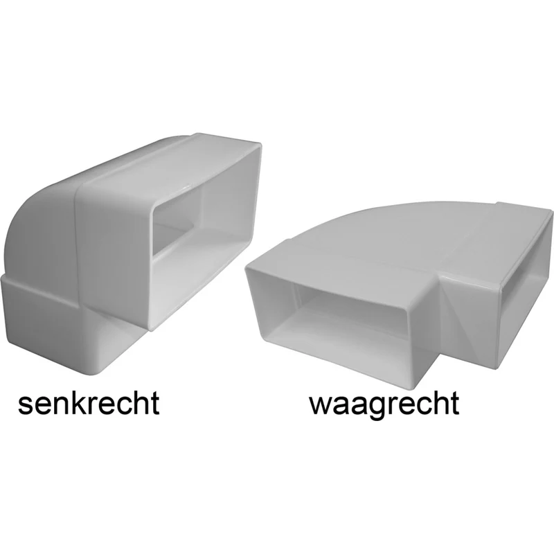 Flachrohrbogen 90°