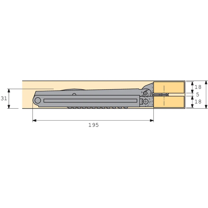 Verstellbeschlag Multiflex