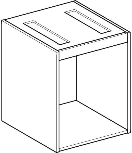 GEBERIT Korpus für VariForm US mit 2 Schubl. für AS-WT, 45x55,2cm