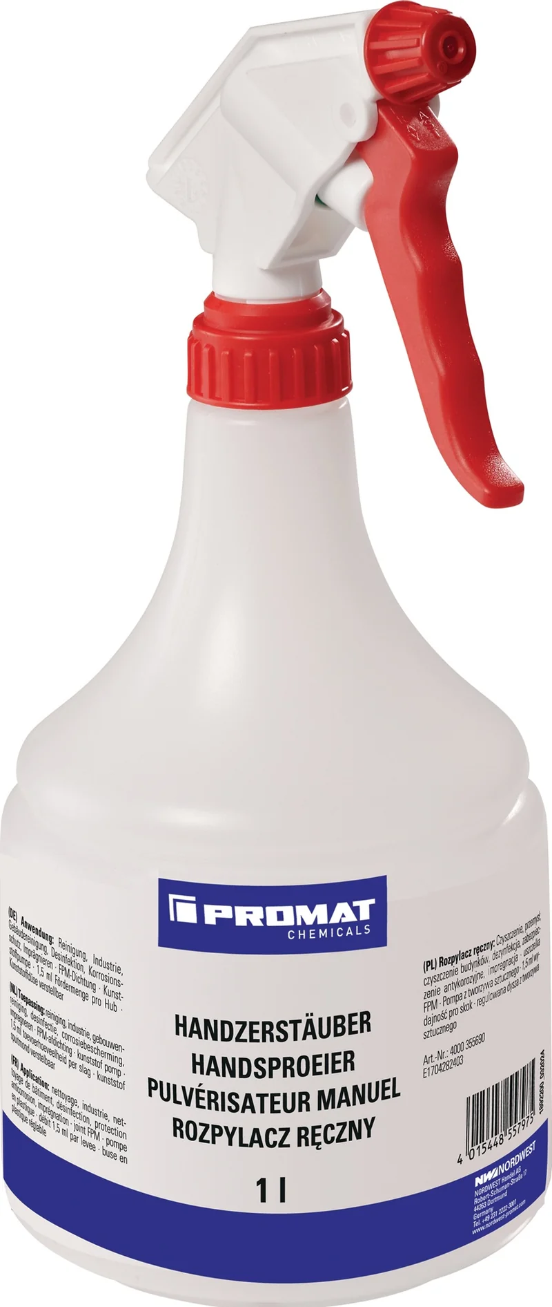 Industriezerstäuber Fassungsvermögen 1l PROMAT CHEMICALS