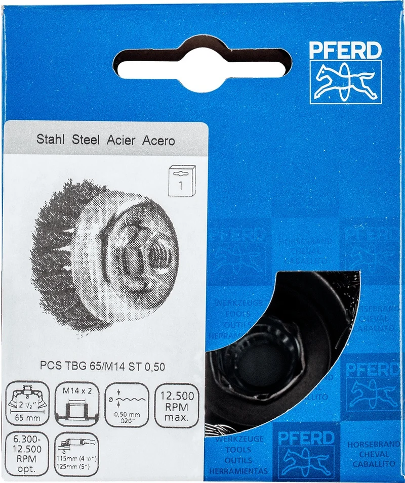 Topfbürste POS TBG ST D.65mm M14 STA PFERD
